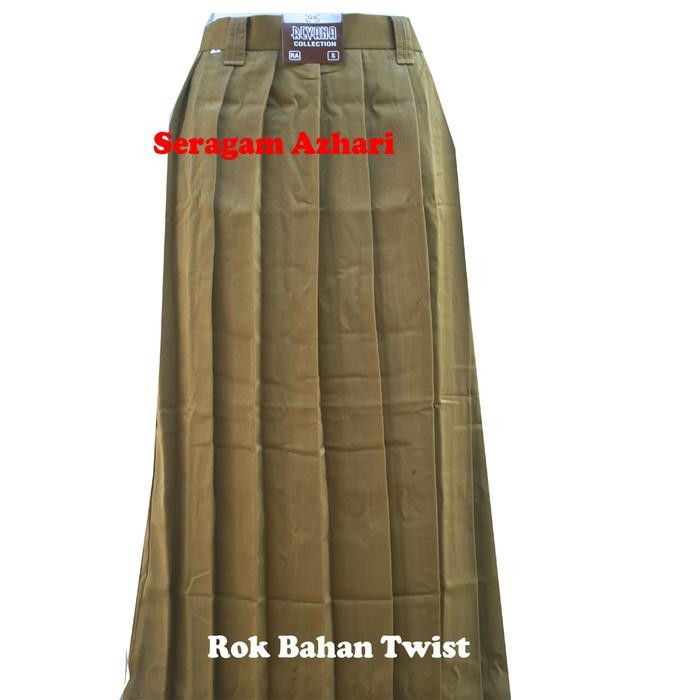(Allthebest) Rok Rempel Panjang Krem PEMDA-Seragam PEMDA-Rok SMP SMA warna Krem