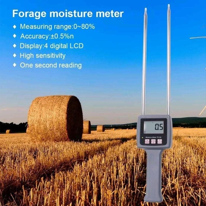 Diskon Moisture Meter Tk100 Grain Tk-100 Mc Tester 0-80% Wide Range Tk 100