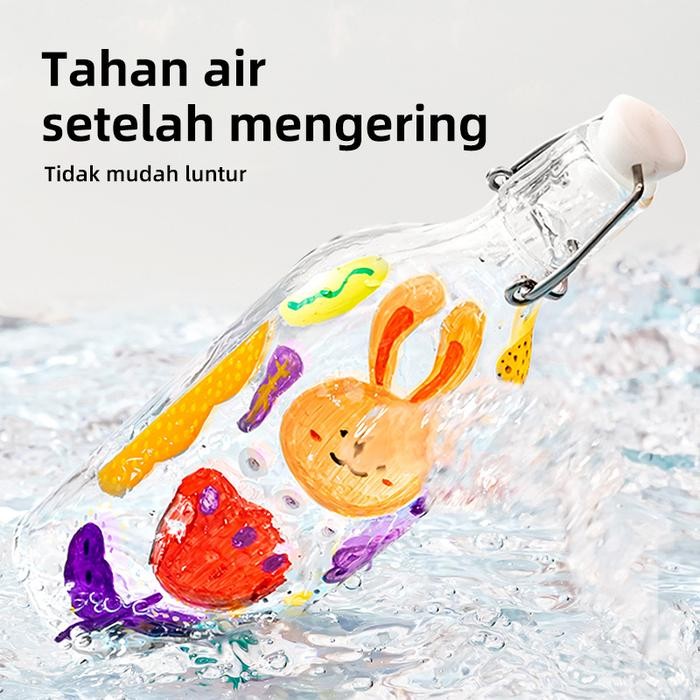 

Deli Spidol Akrilik / Acrylic Marker Water Based Warna Cerah HM118 Kanvas Stationery