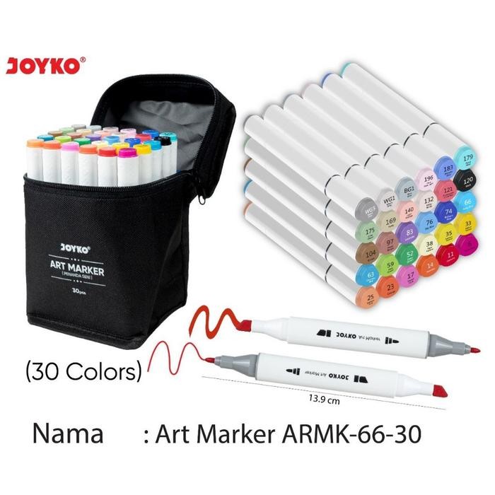 

JOYKO art marker/spidol gambar anime/spidol warna 30 warna ARMK-66-30