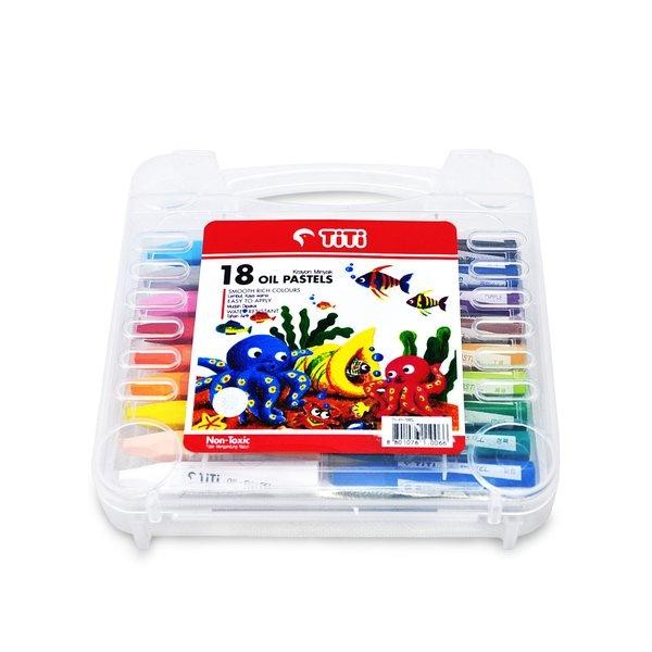 

Oil Pastel / Crayon TiTi 18 Warna