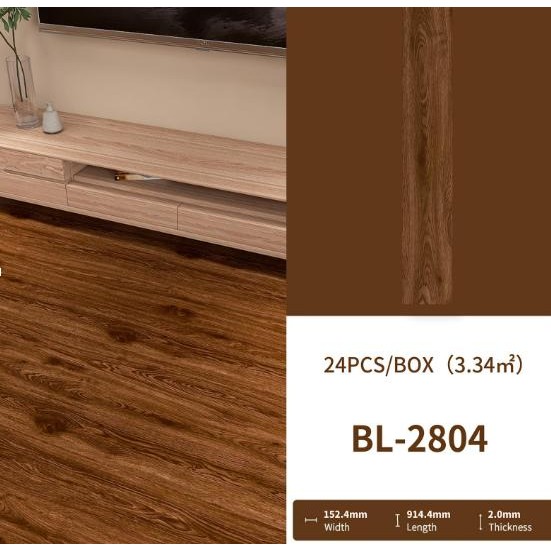 VINYL 2MM & 3MM WOOD MOTIF KAYU 1 BOX ISI 24 PCS PREMIUM