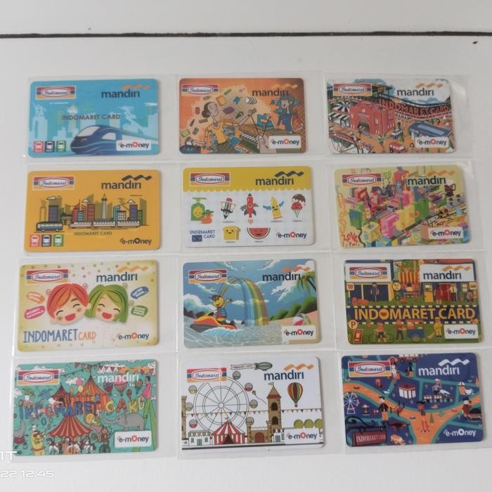 

TUMI Kartu Indomaret Emoney Card Variasi Gambar Bisa Pilih Saldo 0