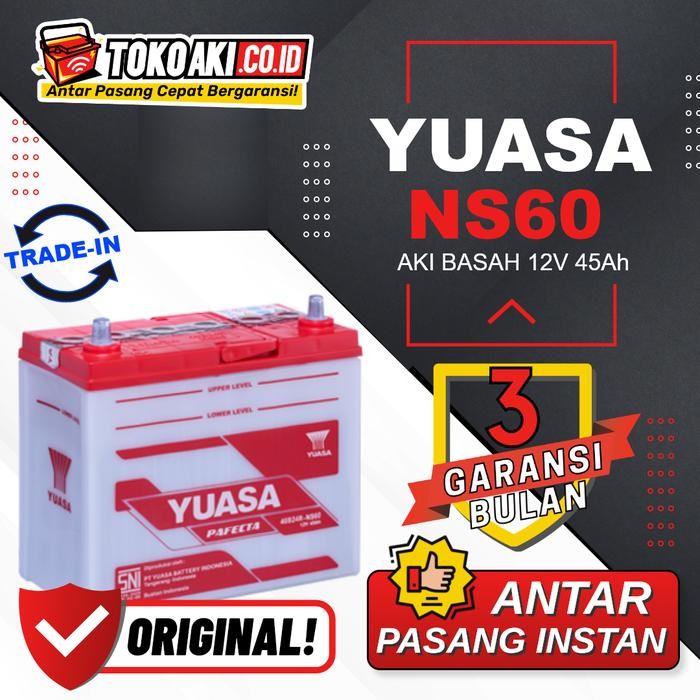 Yuasa Pafecta NS60 - 12V 45Ah