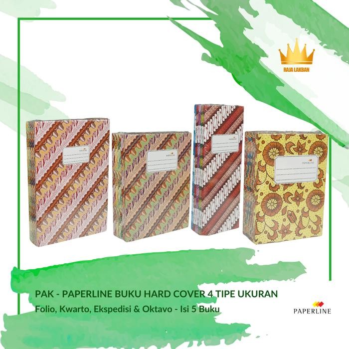 

TUMI Buku Tulis Hard Cover Paperline Folio, Kwarto, Ekspedisi & Oktavo/ 100 Lembar - Pak