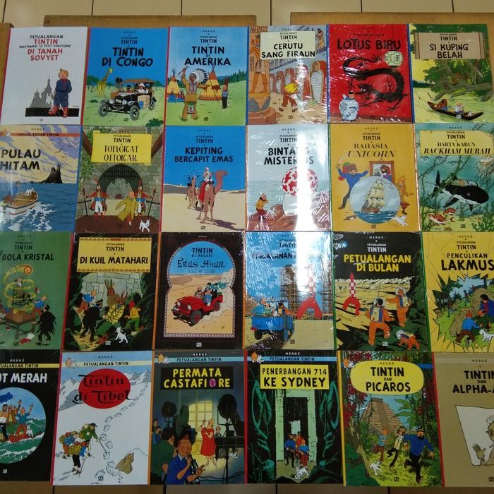 

Seri Judul Lengkap Komik Langka Petualangan Tintin Baru Ori by Herge