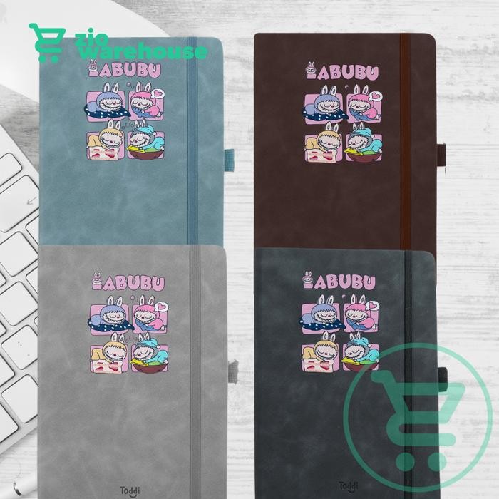 

I77W Notebook Labubu Aesthetic A5 Buku Tulis Agenda Catatan Kantor Bisa Custom Nama Dan