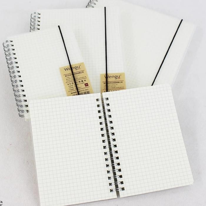 

I77W Spiral Notebook B5 (Grid/Line/Dot/Blank) 80 Lembar