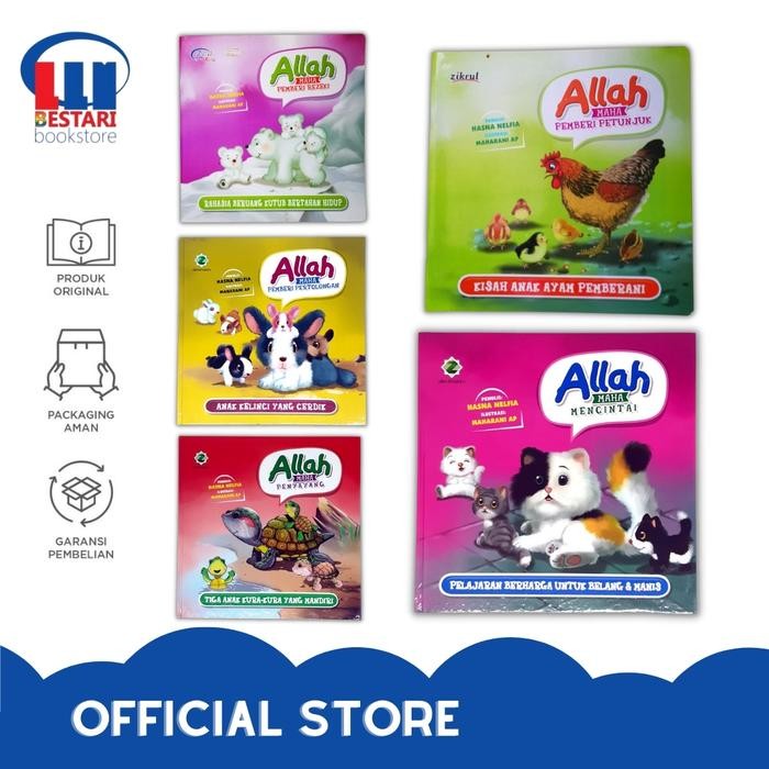 

buku cerita anak islam - zikrul kids - seri allah sayang semua