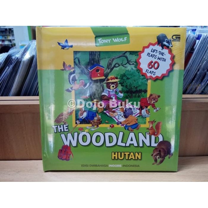 

The Woodland (Hutan) Boardbook Dwibahasa Inggris indonesia Tony Wolf