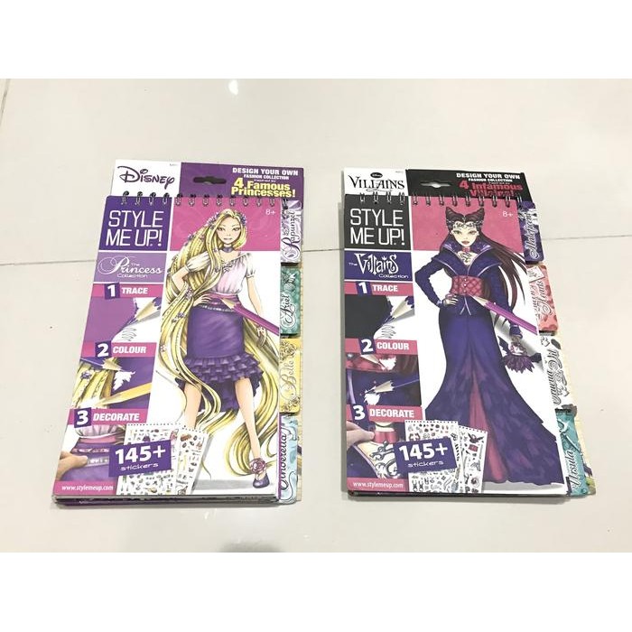 

STYLE ME UP! SKETCH BOOK ORIGINAL BONUS STICKER 145PCS +