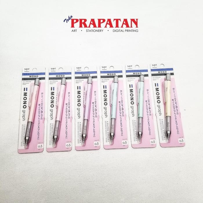 

I77W Tombow Mechanical Pencil Mono Graph 0.5Mm Pastel Color
