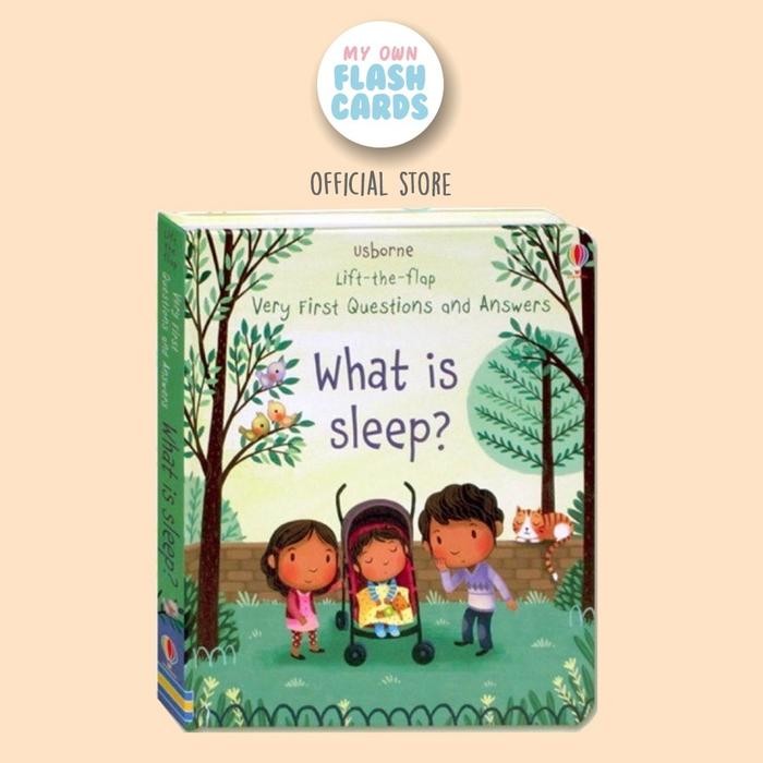 

Usborne What is Sleep - Lift the Flap - Education ted English Book - Buku anak Edukasi