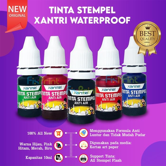 

X689 Ink Stamp Flash Permanen Waterproof Tinta Refill Stempel 10Ml
