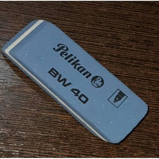 

X689 Penghapus Pelikan Pulpen Pensil Bw 40 Ukuran Besar 5.5 Cm X 2 Cm