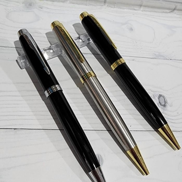 

X689 Pulpen Promosi / Pulpen Eksklusif / Souvenir Model Parker New Im Tw Plus Grafir Logo