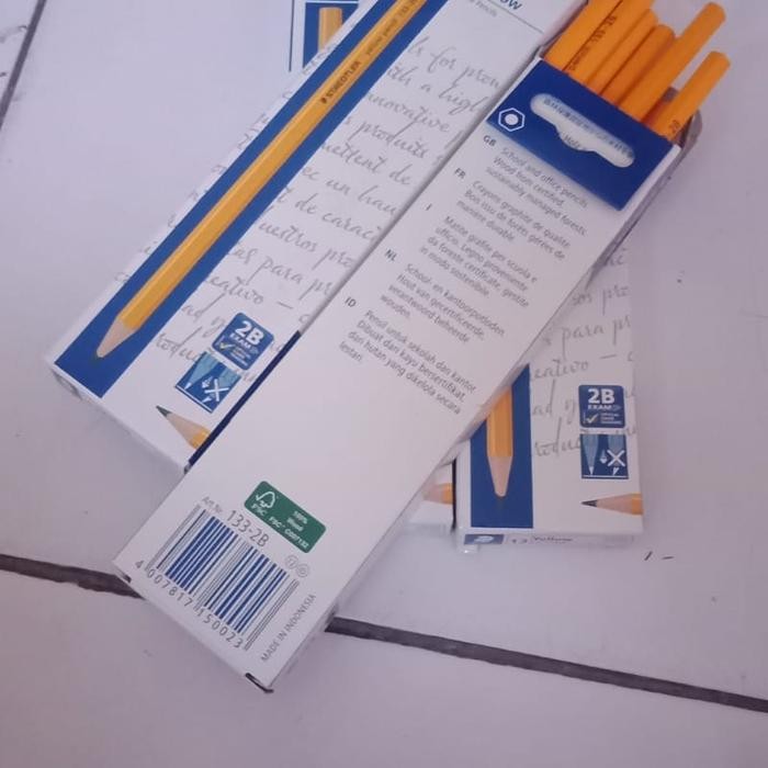 

X689 Pencil Steadler 2B Original Kuning...Harga 1 Lusin/12 Pcs