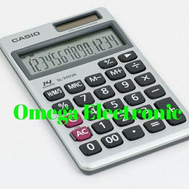 

X689 Casio Sl-340Va - Kalkulator Pocket Calculator Sl 340 Va