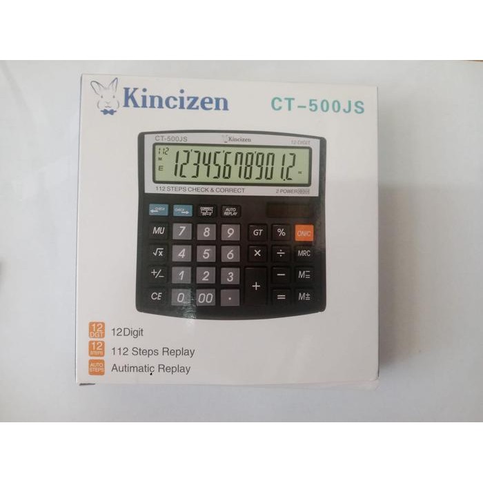 

X689 Calculator Ct 500 Js 12 Digit Check & Correct Kalkulator Ct-500Js