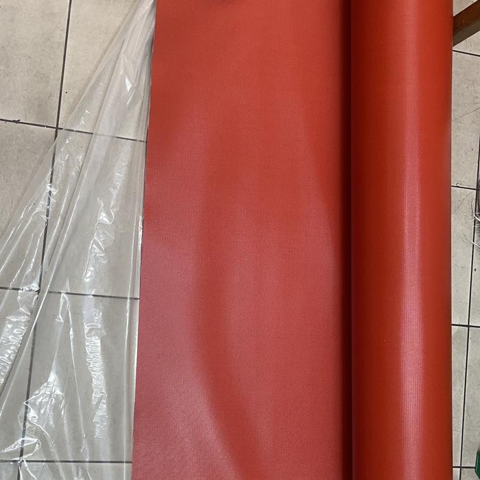 Fiberglass Cloth Coated Silicone Red