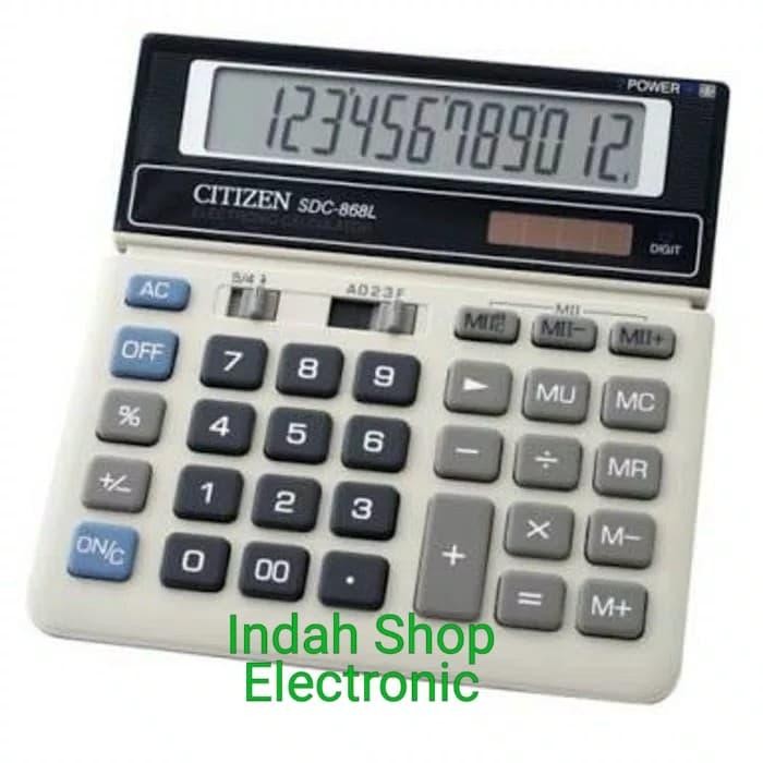 

X689 Kalkulator Citizen Sdc - 868L 12Digit /Citizen Kalkulator 12Digit