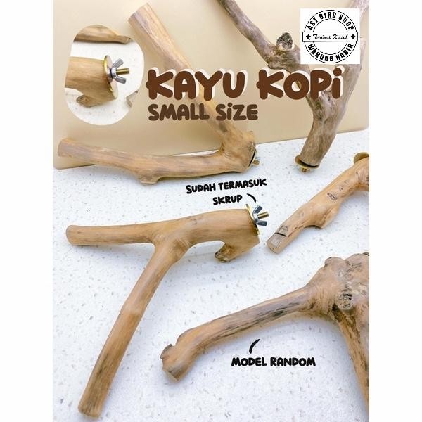 Kayu kopi size kecil untuk kandang sugar glider other & burung