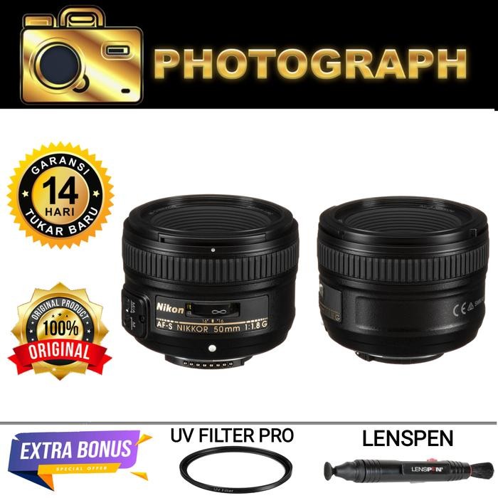 NIKON AF-S 50MM F1.8 G / LENSA NIKON AFS 50MM F/1.8G / NIKON 50MM F1.8