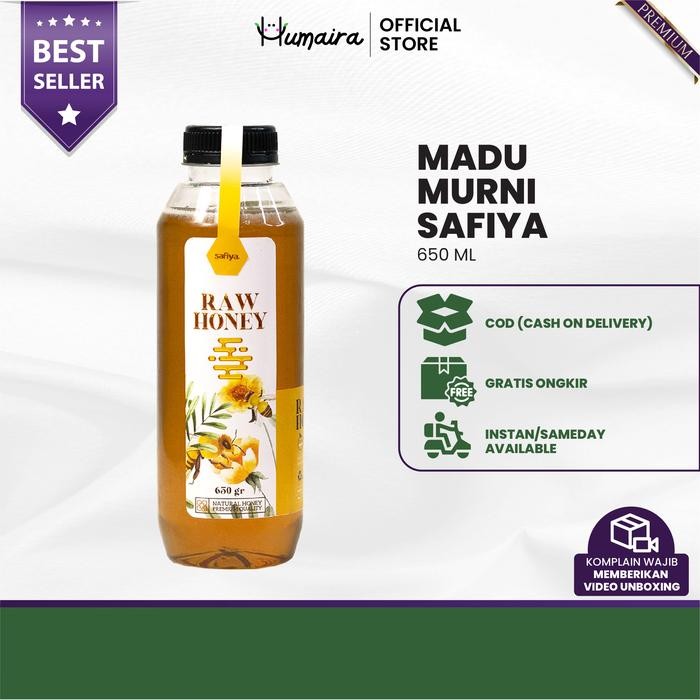 

Madu Murni 650 gr Asli Tanpa Bahan Campuran Safiya Herbal