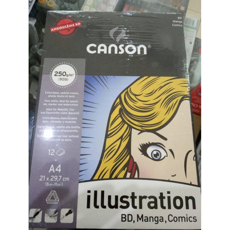 

canson illustration a4 (BD, MANGA, COMICS)