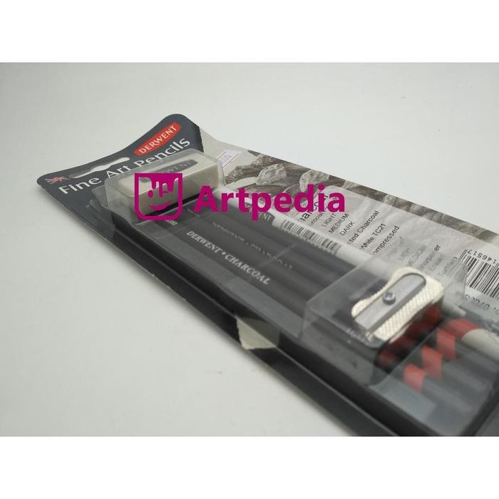 

!! DERWENT FINE ART CHARCOAL PENCILS SET /PENSIL DARWENT