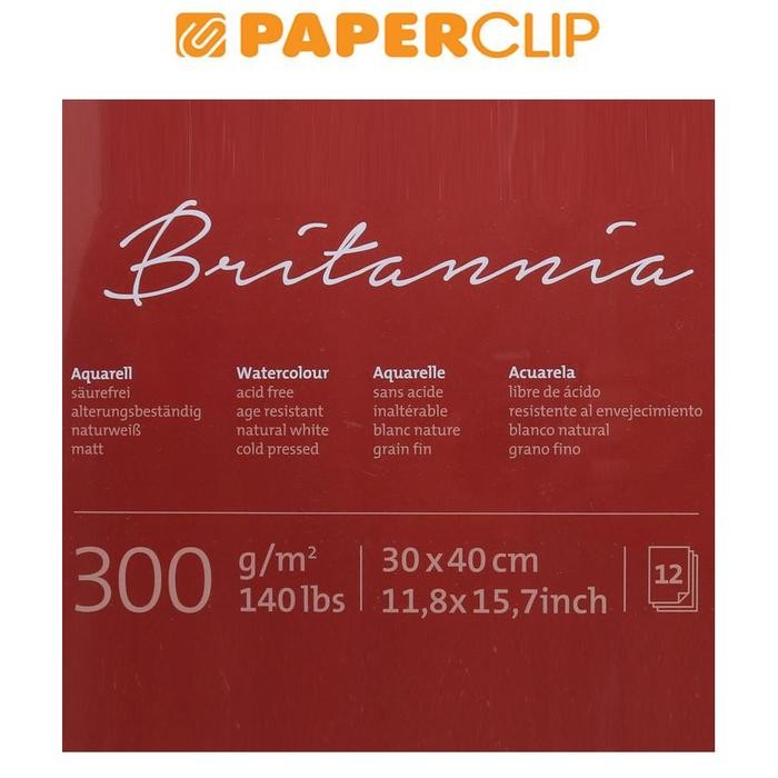 

WATERCOLOR PAD HAHNEMUHLE BRITANNIA 30X40 10628981 COLD PRESSED