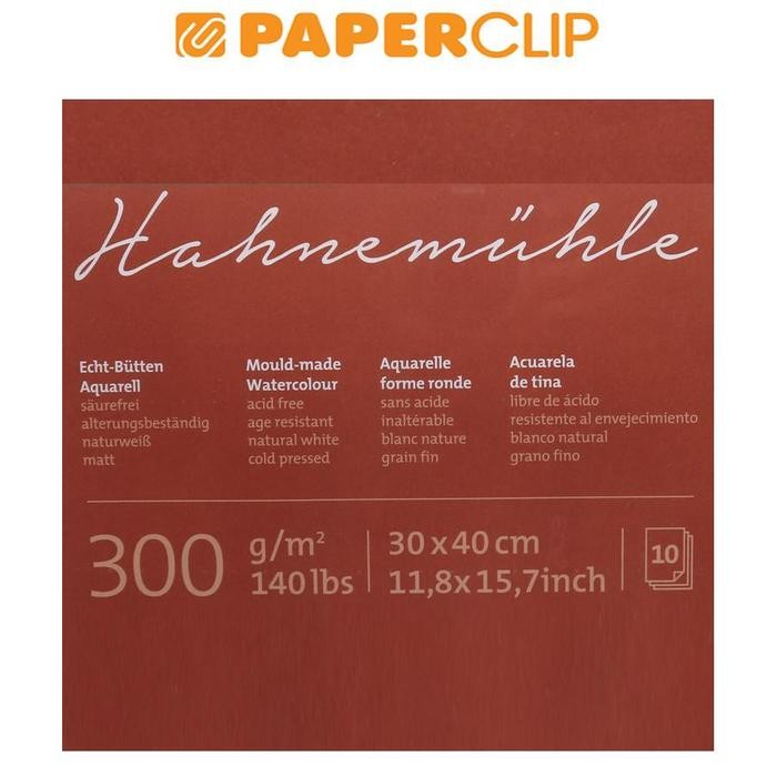 

WATERCOLOR PAD HAHNEMUHLE 30X40 10S 10628146 COLD PRESSED