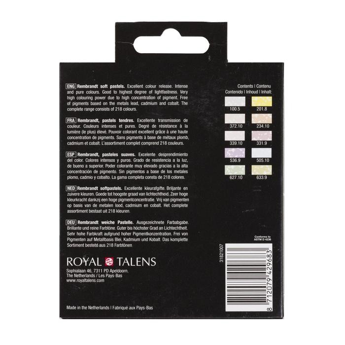 

Rembrandt Soft Pastels Set Highlights - 10 Half Pastels