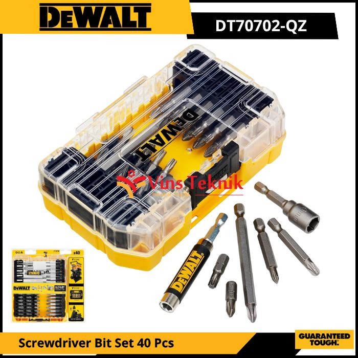 Ready Stock Dewalt Dt70702 Mata Obeng Set Screwdriver Bit Set 40Pcs Dt70702-Qz