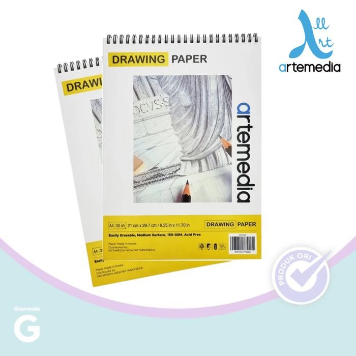 

Buku Gambar Artemedia A4 150 Gsm 30 Sheets