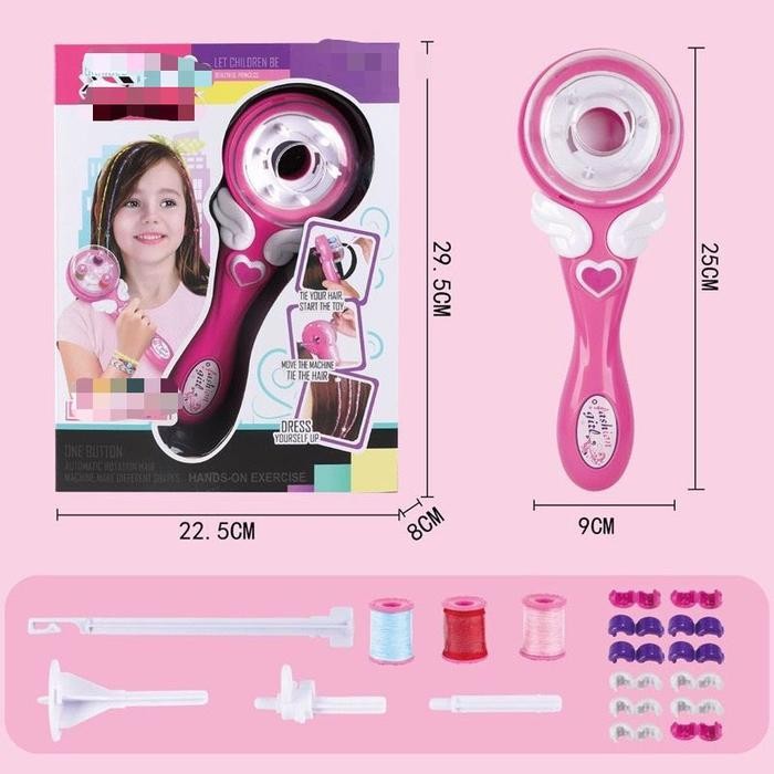 Alat Kepang Rambut Otomatis Mainan Anak Perempuan Kado Ulang Tahun / Alat Variasi Rambut Anak / Alat