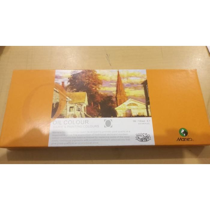 

Cat Minyak Maries Oil Colour Set 18 Warna 12Ml E1388B