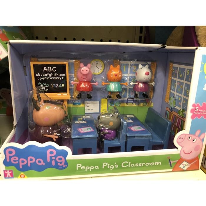 Mainan Peppa Pig Classroom Playset. Original Peppa Pig Product