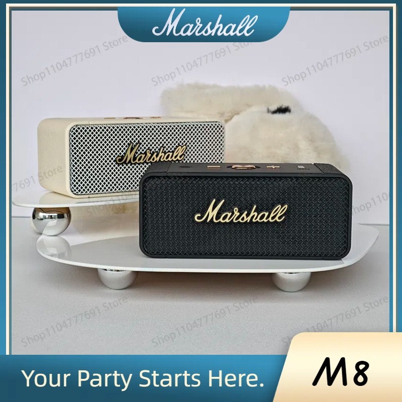IMPORT Marshall M8 Wireless Bluetooth Speaker Retro Bluetooth Mini Speaker Computer Speaker