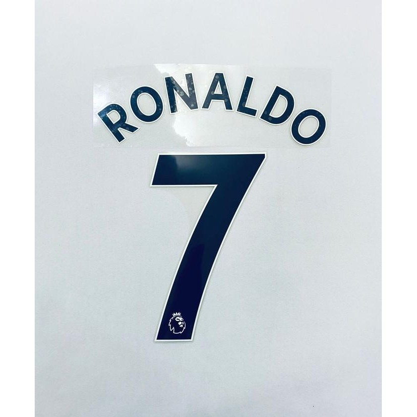 Neww NNS Avery 19-23 / NAVY = RONALDO (7). Original Nameset for Jersey