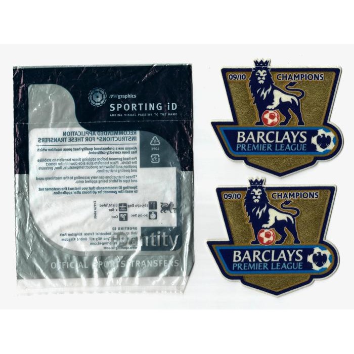 Neww Patch EPL Winners 2009 - 10. Original Patch for Jersey.