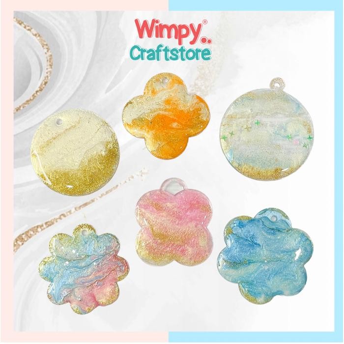 WIMPY CRAFT KIT EPOXY RESIN MARBLE DIY BAHAN RESIN BENING ART SET