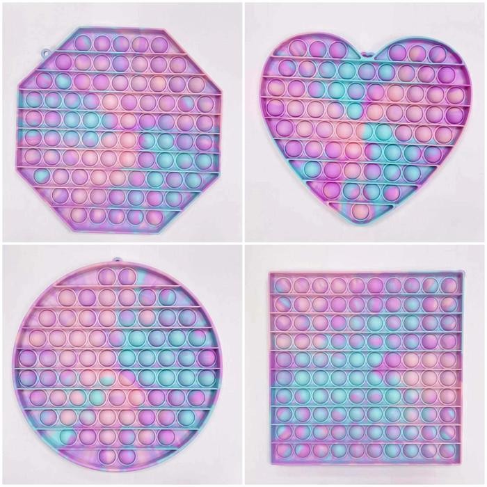 JUMBO SIZE pop it tie dye 20 cm fidget toy pop its BIG mainan anak