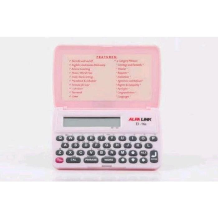 

ALFALINK 16S KALKULATOR CALCULATOR KAMUS BAHASA ENGLISH INGGRIS