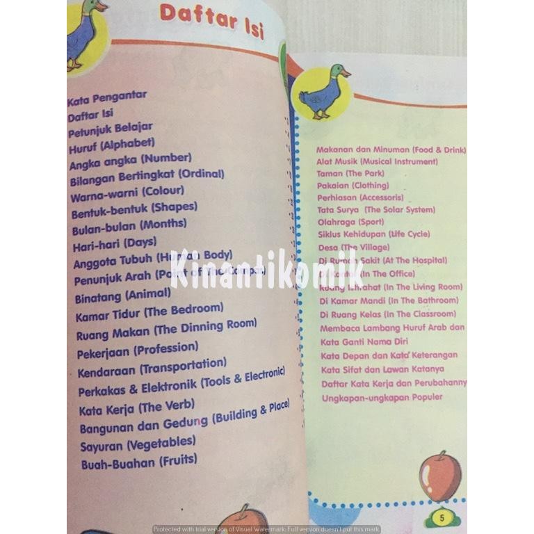 

BUKU ANAK - KAMUS 3 BAHASA BERGAMBAR INDONESIA - INGGRIS - ARAB