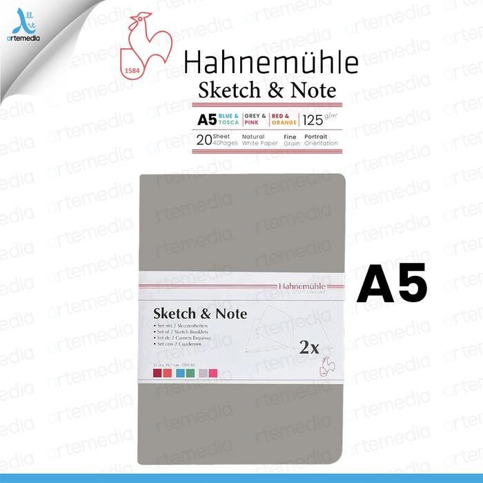 

Buku Sketsa Hahnemuhle Sketch & Note A5 Stitch Bound Sketchbook - RED & ORANGE