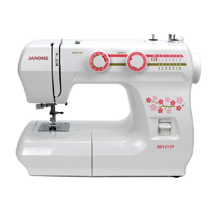 MESIN JAHIT JANOME RE 1312P PORTABLE MULTIFUNGSI
