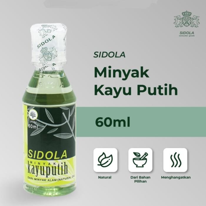 MINYAK KAYU PUTIH SIDOLA 60 ML / SIDOLA MINYAK KAYU PUTIH 60 ML