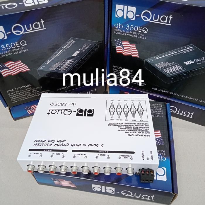 PREAMP PARAMETRIC EQUALIZER DB QUAT MURAH BERKUALITAS