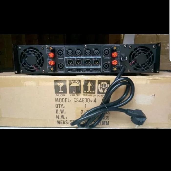 POWER PEAVEY CS4800/CS 4800 4 CHANNEL AMPLIFIER GOOD QUALITY